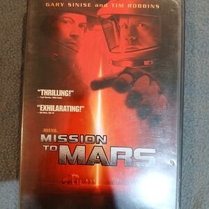 Mission to Mars DVD Movie - Orange Red Cover